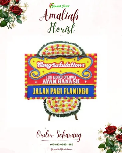 Bunga Papan Congratulation di Tanjung Agung